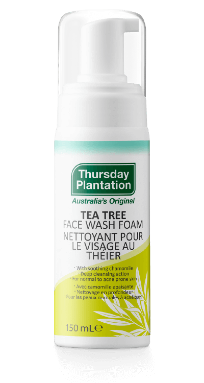 Tea Tree Face Wash Foam Slider 1 | Thursday Plantation | Acne & Skin Care | Canada